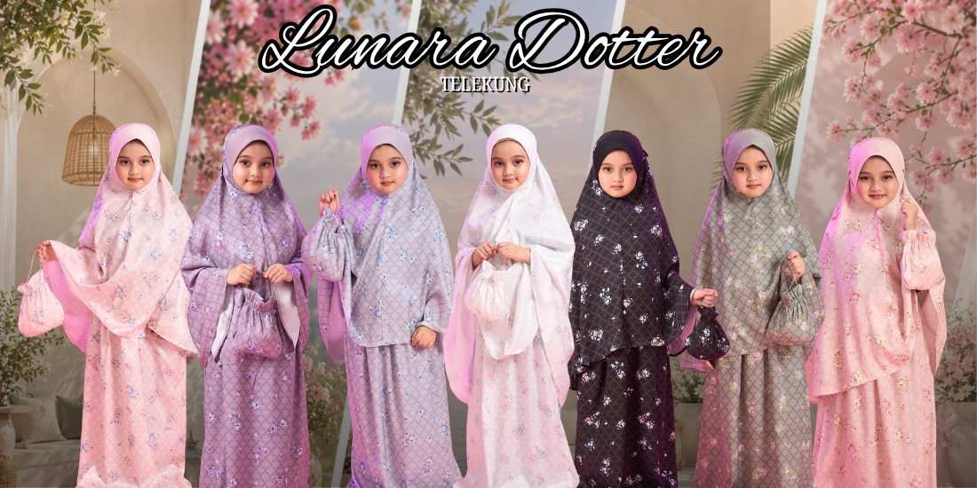 Telekung Lunara Dotter